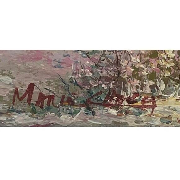 Mid 20th Century Framed French Oil Painting On Canvas Le Touquet, France Signed - Picture 6 of 12